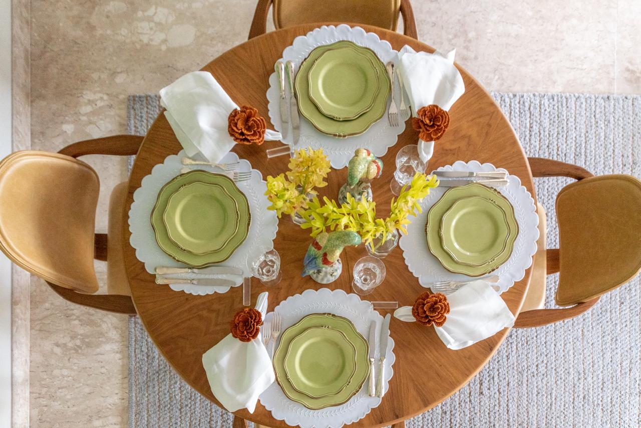 S/4 Buriti Flower Napkin Ring