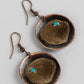 Adrift - Hammered Copper Earrings