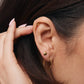 14K Yellow Gold Strawberry Stud