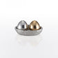 Nest Salt And Pepper W/Tray Silver/Gold
