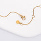 Brilliance V-Bar Chevron Zircon & Gold Necklace