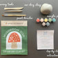 DIY Air Dry Clay Kit- Make Your Own Mushroom Dish
