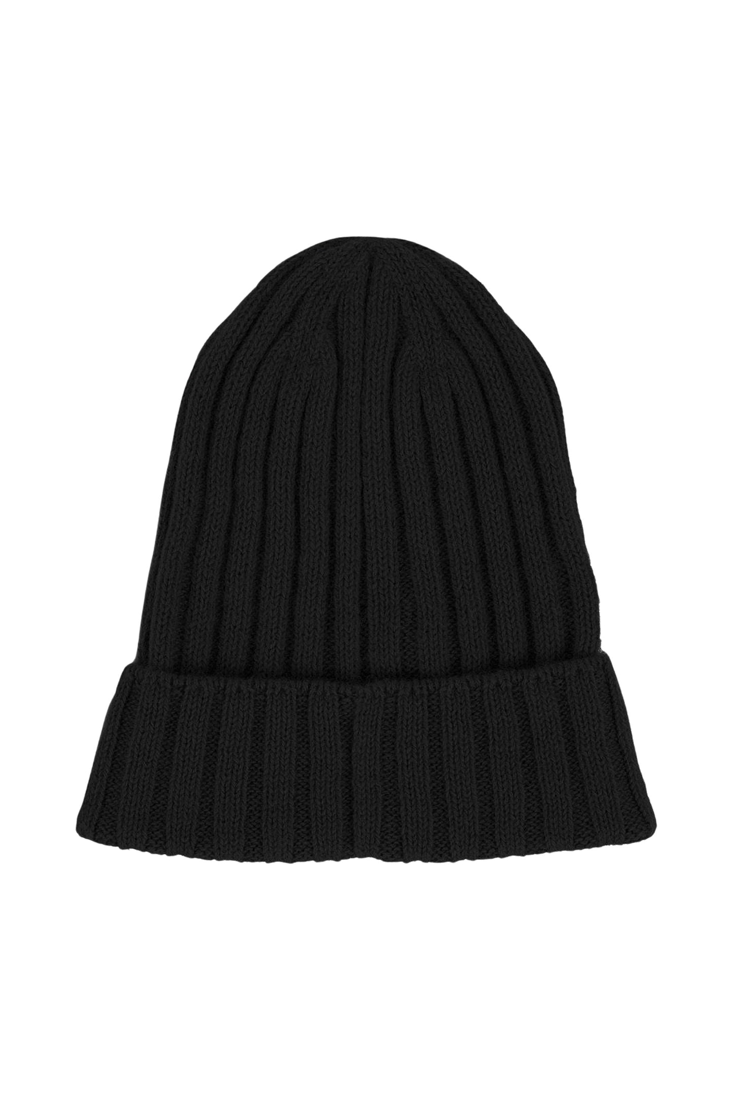Ribbed Beanie - Black