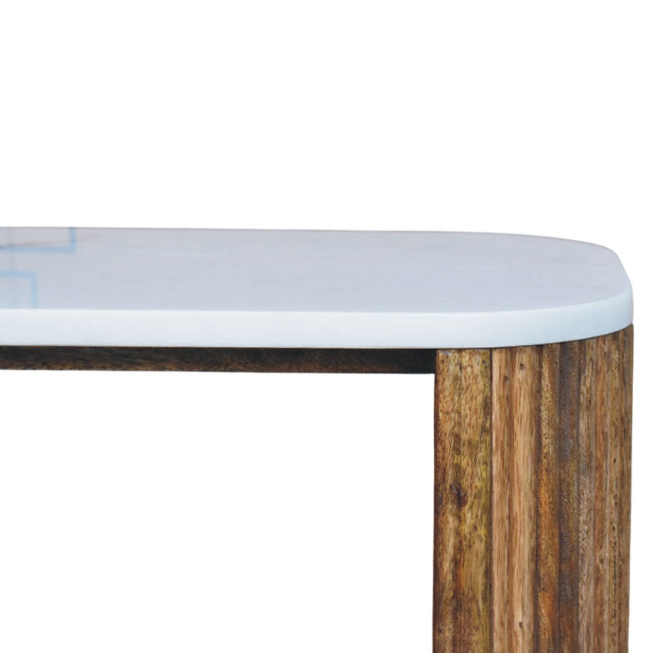 Artisan Furniture Solid Wood Beaumont Marble Bedside