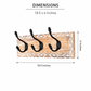 White Wash Wall Hook | Mango Wood |  Wooden Hook for Décor
