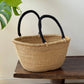 Handwoven Double Weave Oval Market Basket