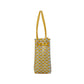 Midi Ella Handwoven Tote · Checker Recycled Plastic
