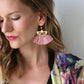 Luna Tassel Earring - Rose