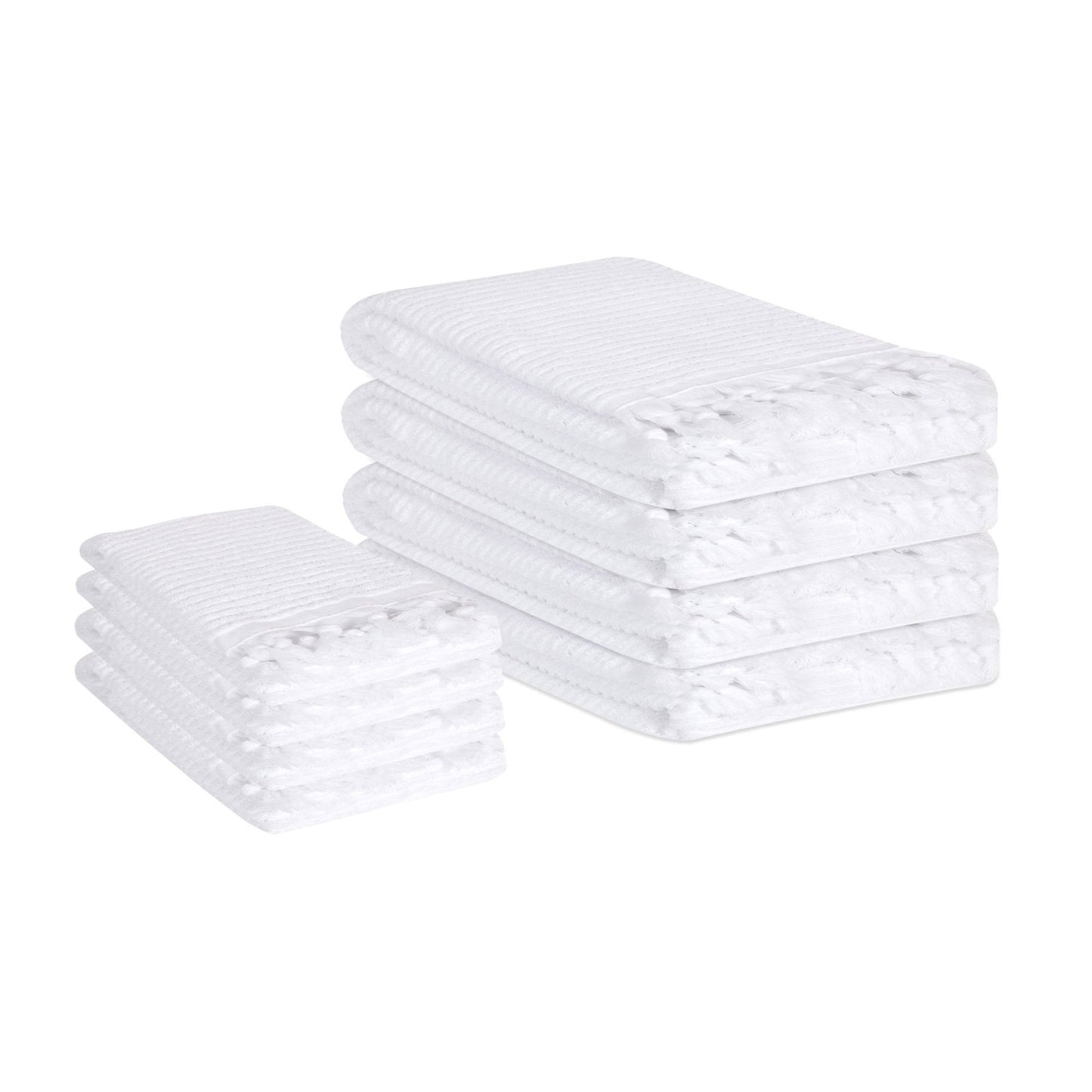 Ribbed Loom Terry Towel Bundle