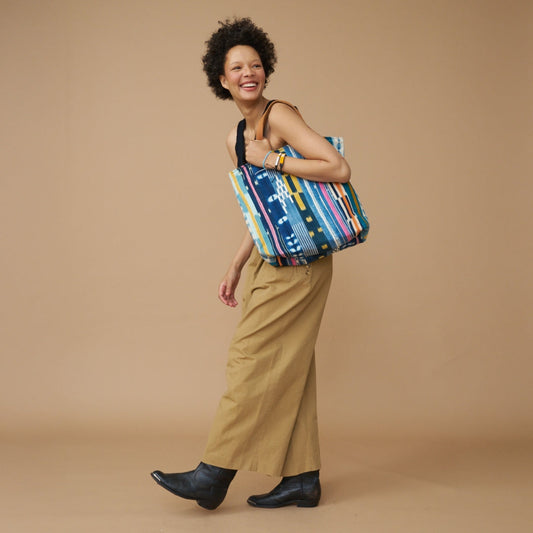 African Baule Cloth Tote Bag