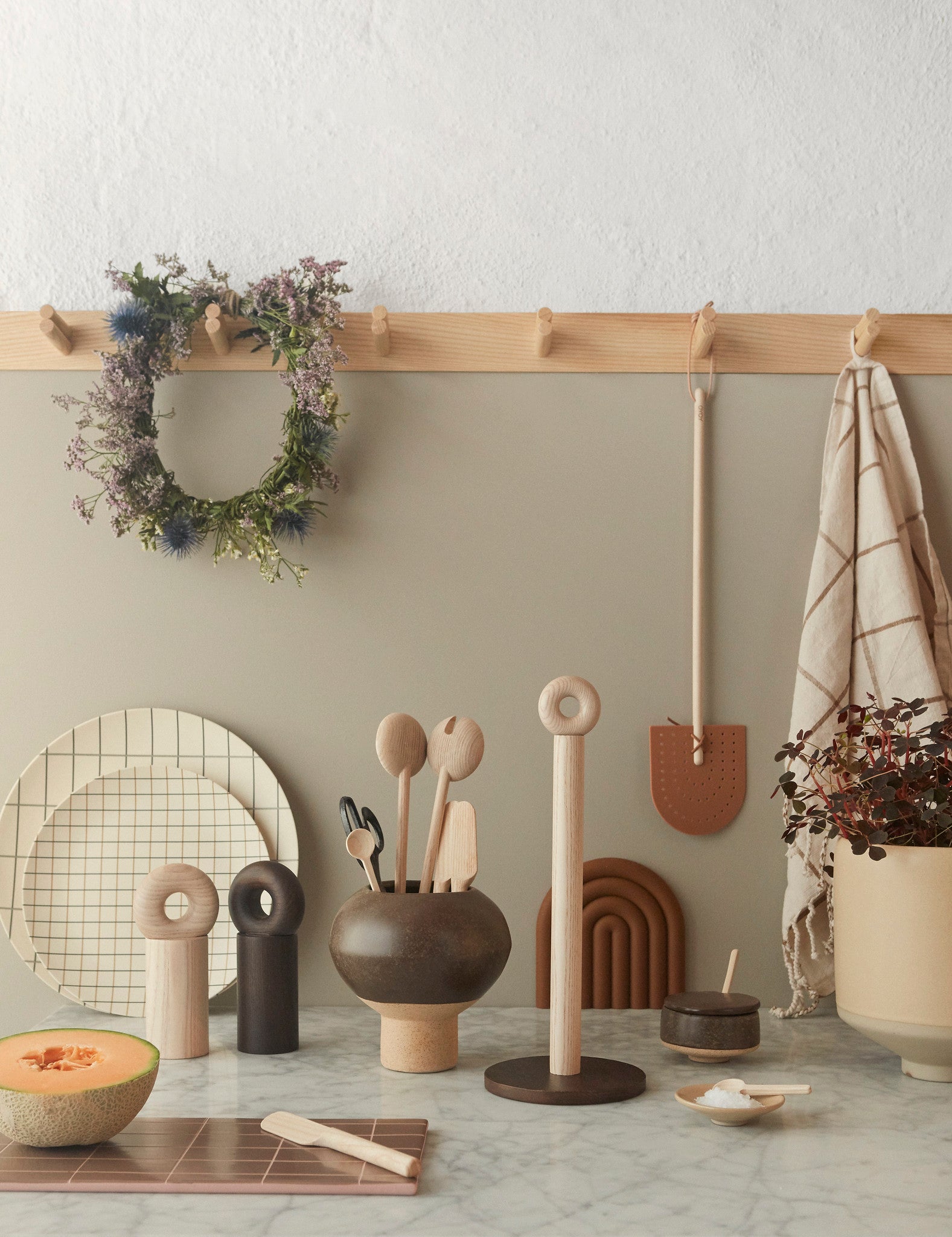 Rainbow Trivet - Caramel