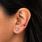 Oval Birthstone Stud Earrings