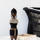 Black Beaded & Cowrie Shells African Namji Doll