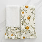 Valencia Orange Ruffled Kitchen Towels (Set of 2)