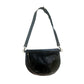 Naomi Leather Sling Bag in Black