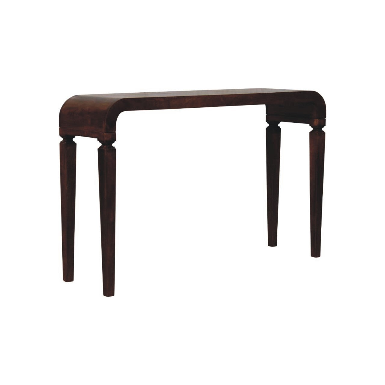 Solid Wood Arcus Curved Console Table