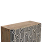 Solid Wood Edessa Bone Inlay Cabinet