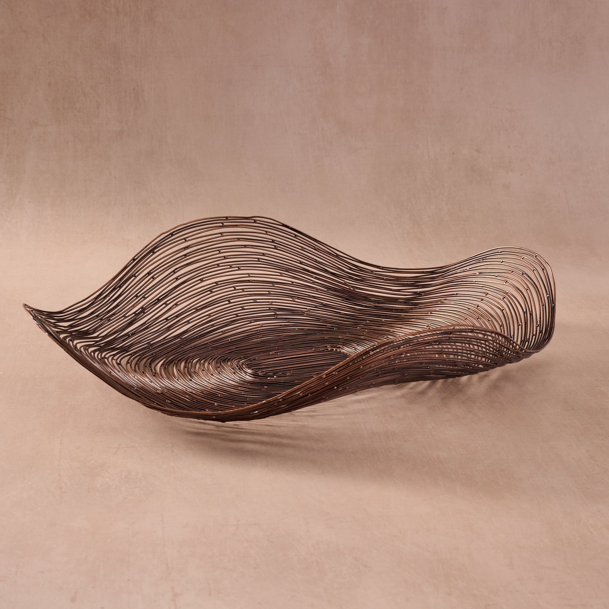 Lahar Wavy Wire Bowl