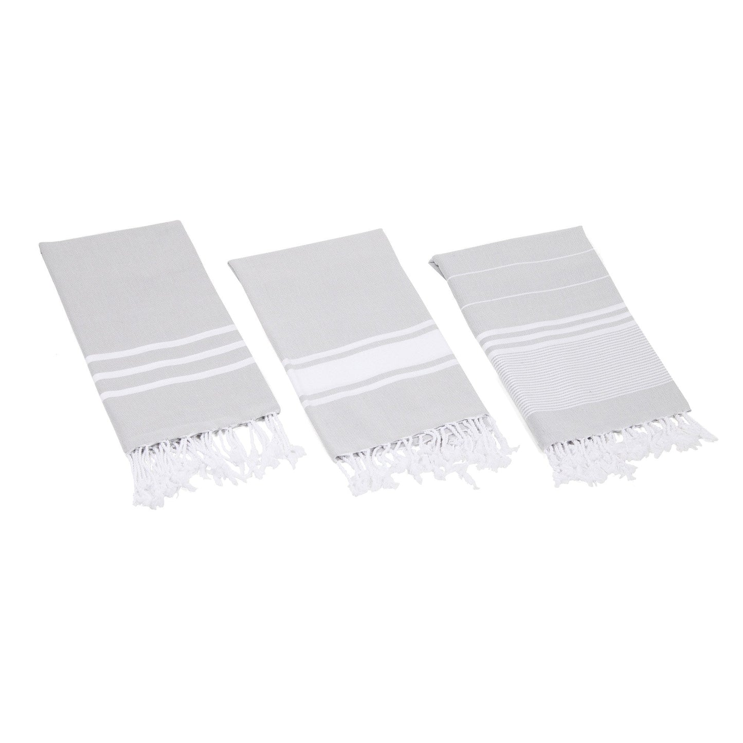 Essential Turkish Hand / Kitchen Towel Set of 3