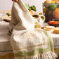 Cheese Hand-Stitched Towel Set
