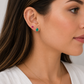 Teardrop Stud Earrings