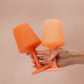 terra + peach | swepp | silicone unbreakable wine glasses