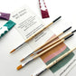 5-Piece Artist Brush Set for Beginners & Casual Creators