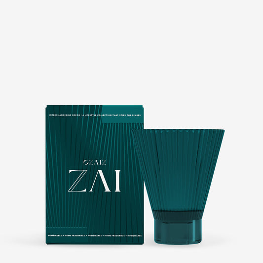 ZAI Glass Tumbler in Teal