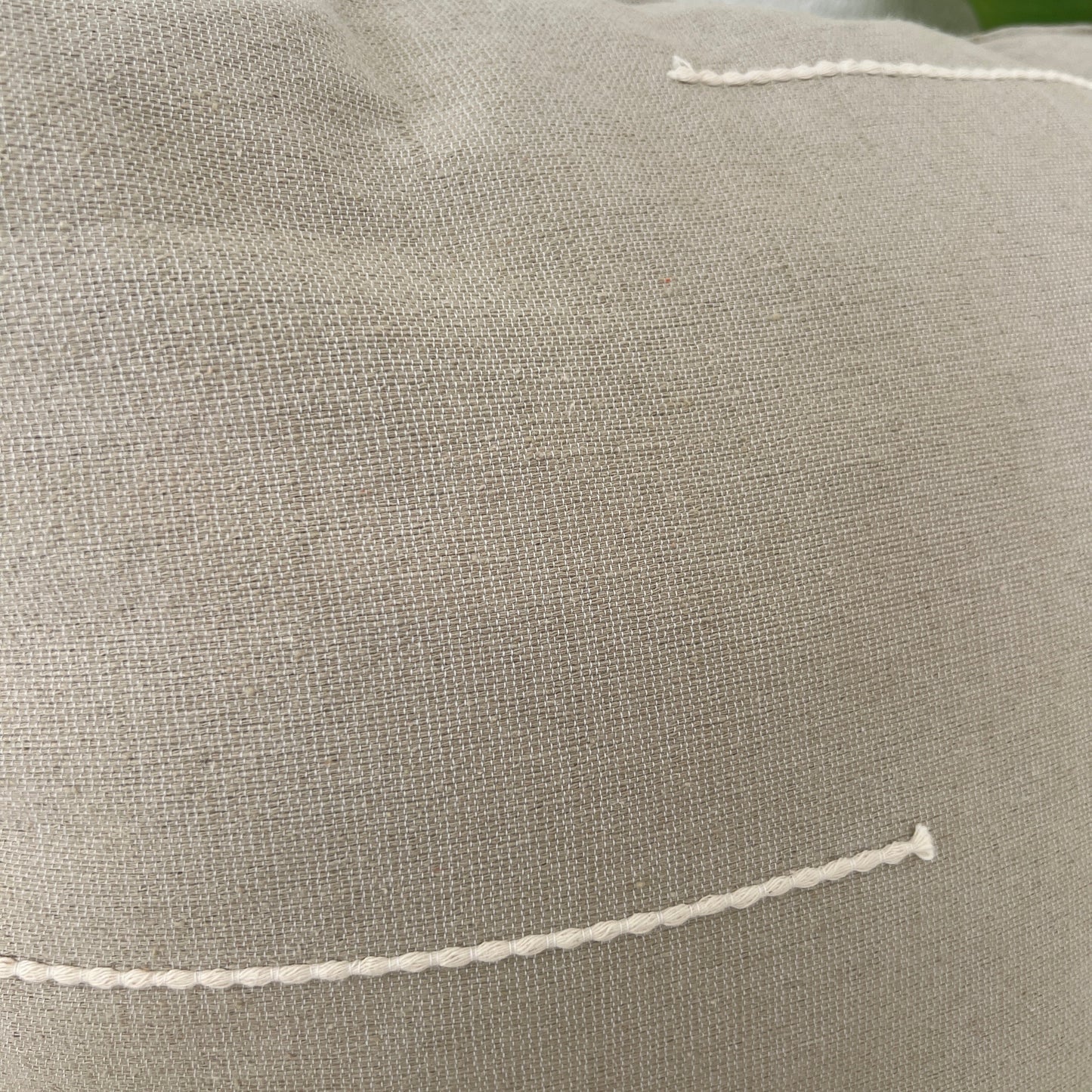 XL Cotton Tassel Pillow № 4