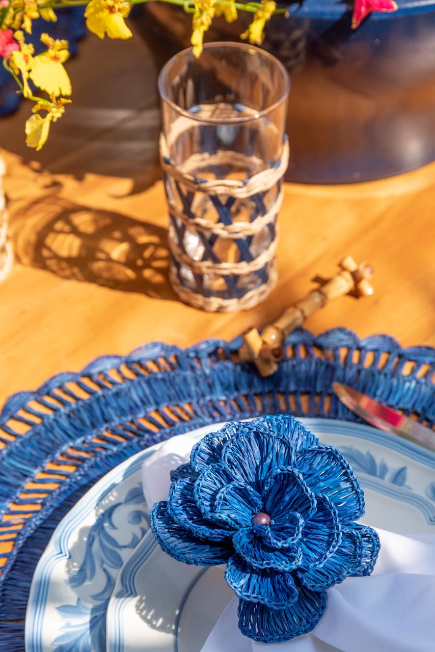 S/4 Buriti Flower Napkin Ring