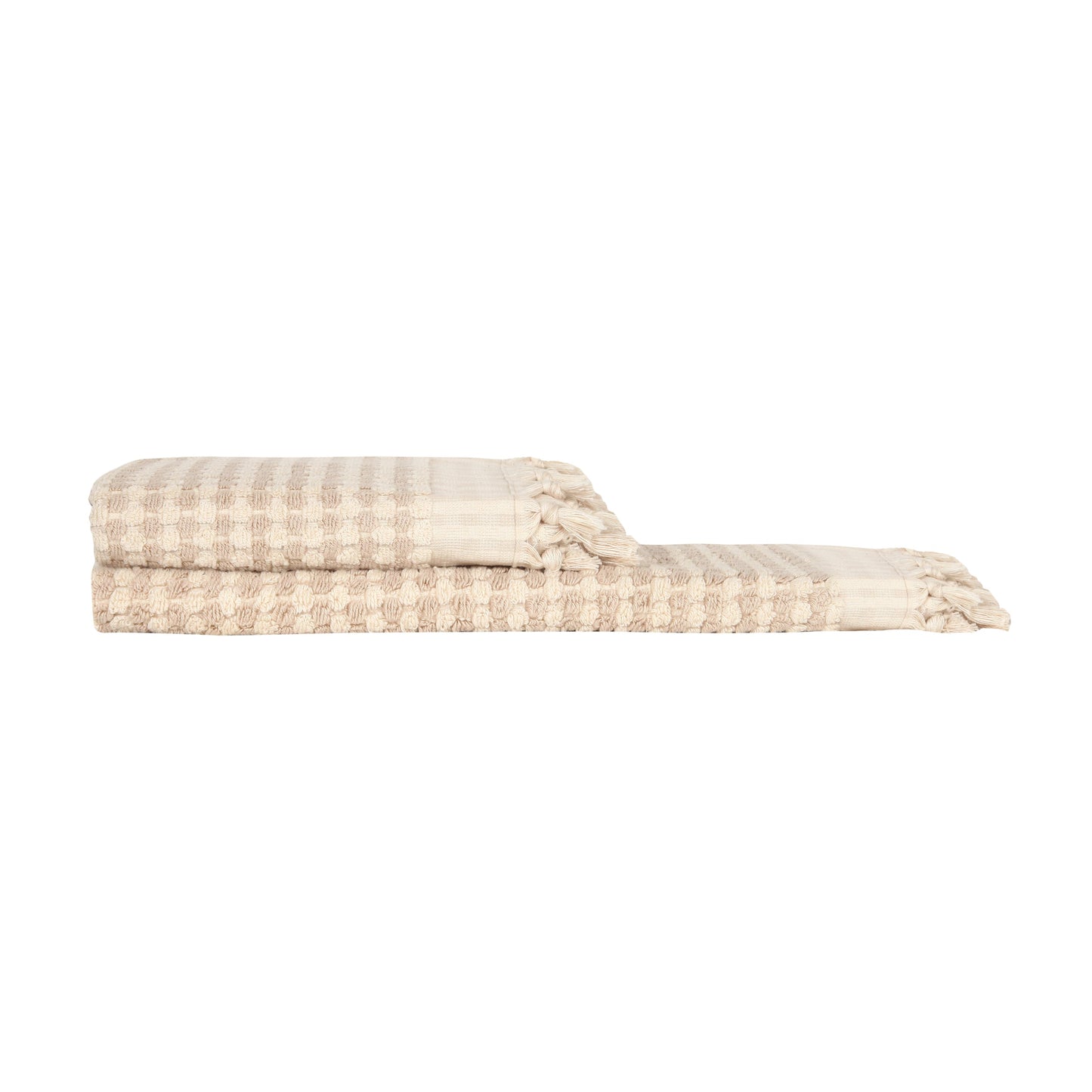 Dots 4 Piece Terry Towel Set with Bath Mat