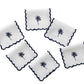 Embroidered Palm Tree Cocktail Napkin (Set of 6)