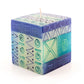 Blue & Green Painted Candles
