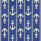Anchor Blue & White