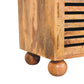 Solid Wood Oakridge Leather Shoe Cabinet