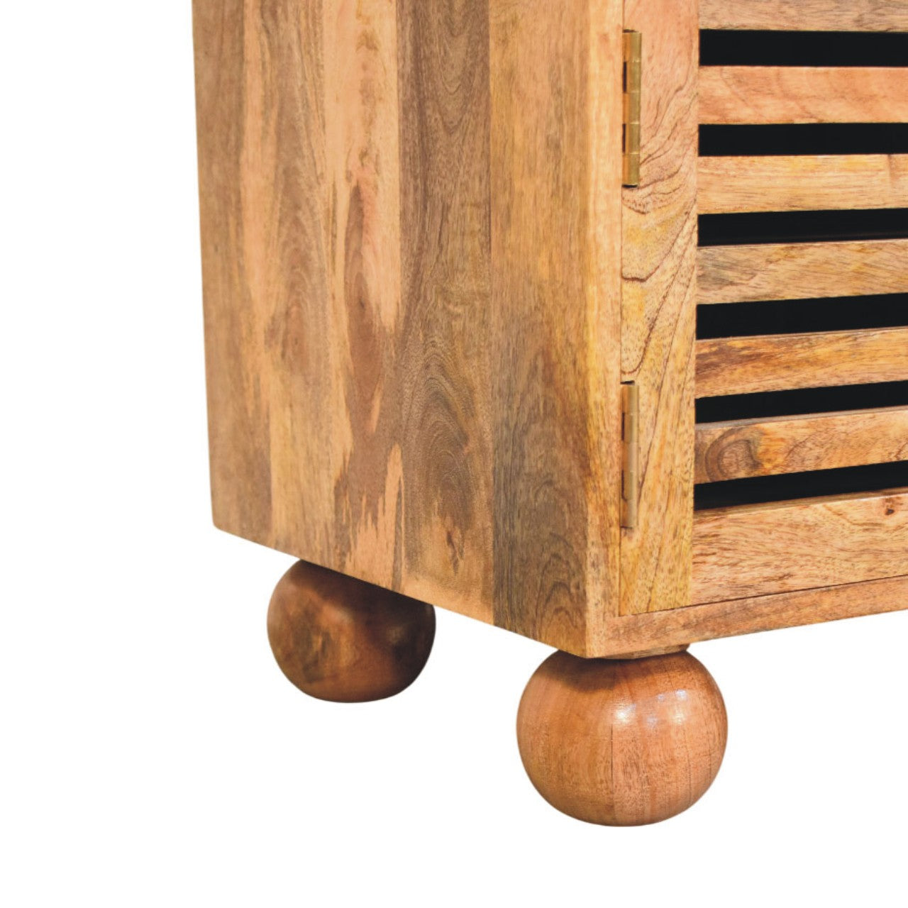 Solid Wood Oakridge Leather Shoe Cabinet