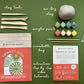 Trinket Dish Air Dry Clay Kit