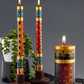 African Mineral Painted Candles
