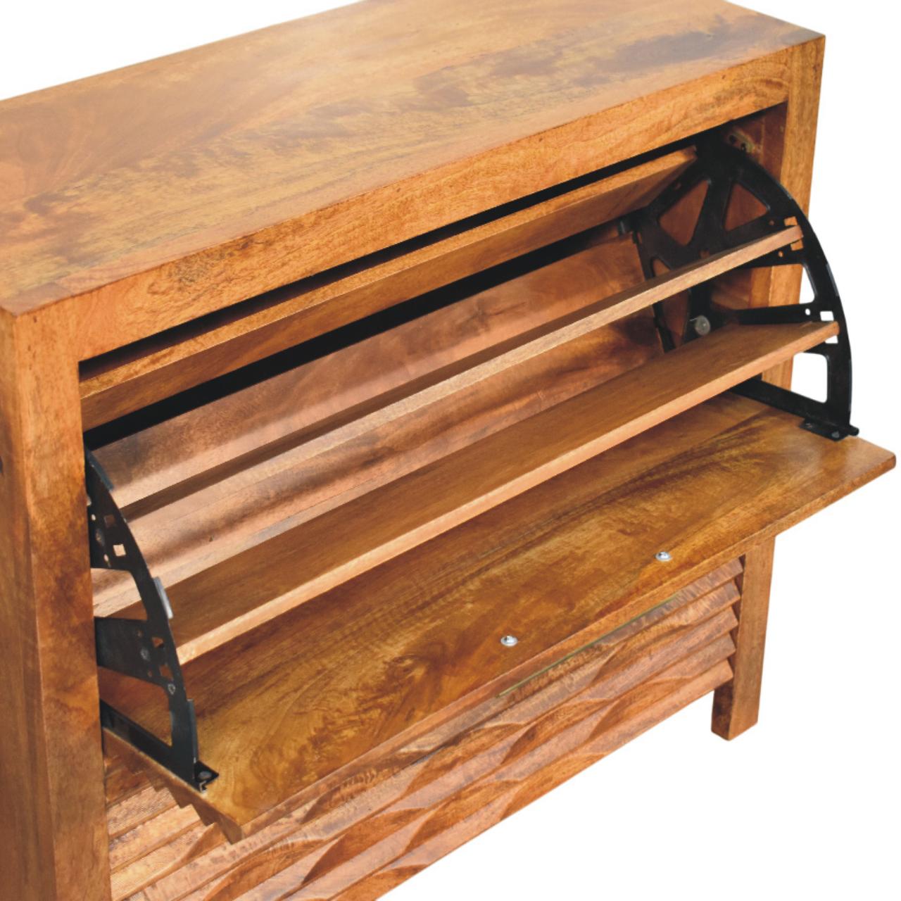 Artisan Furniture Solid Wood Amber Wavefront