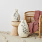 Pebble Hand-Felted Wool Gourd Basket