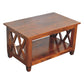 Solid Wood Belmont X-Frame Coffee Table