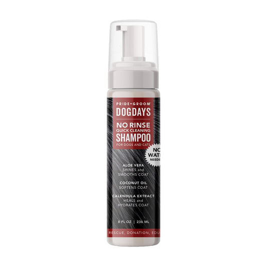 DOGDAYS Waterless Foaming Shampoo for Dogs & Cats -—No-Rinse, Odor-Eliminating Cleanser