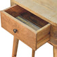Solid Wood Mini Albion Oak-ish Console