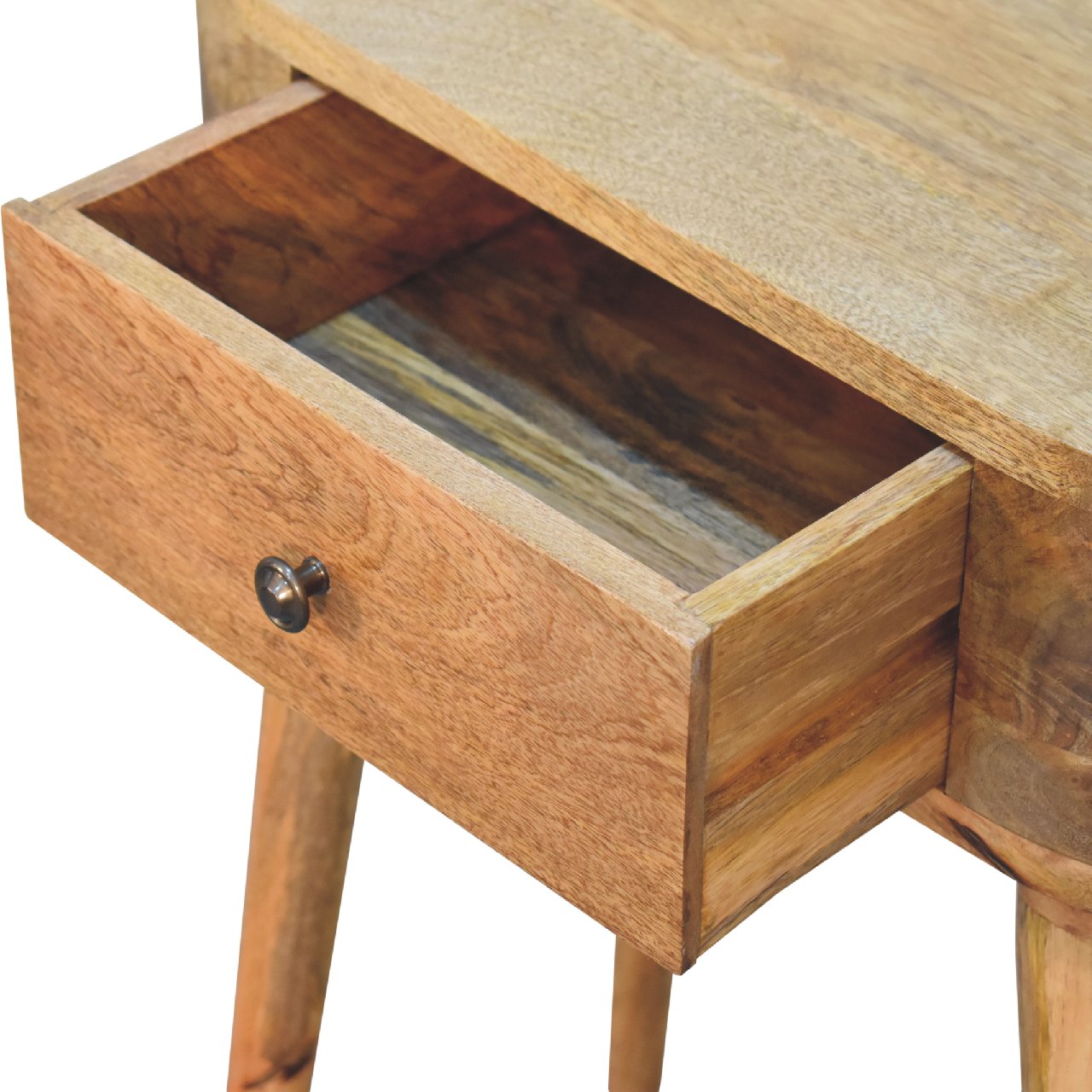 Solid Wood Mini Albion Oak-ish Console