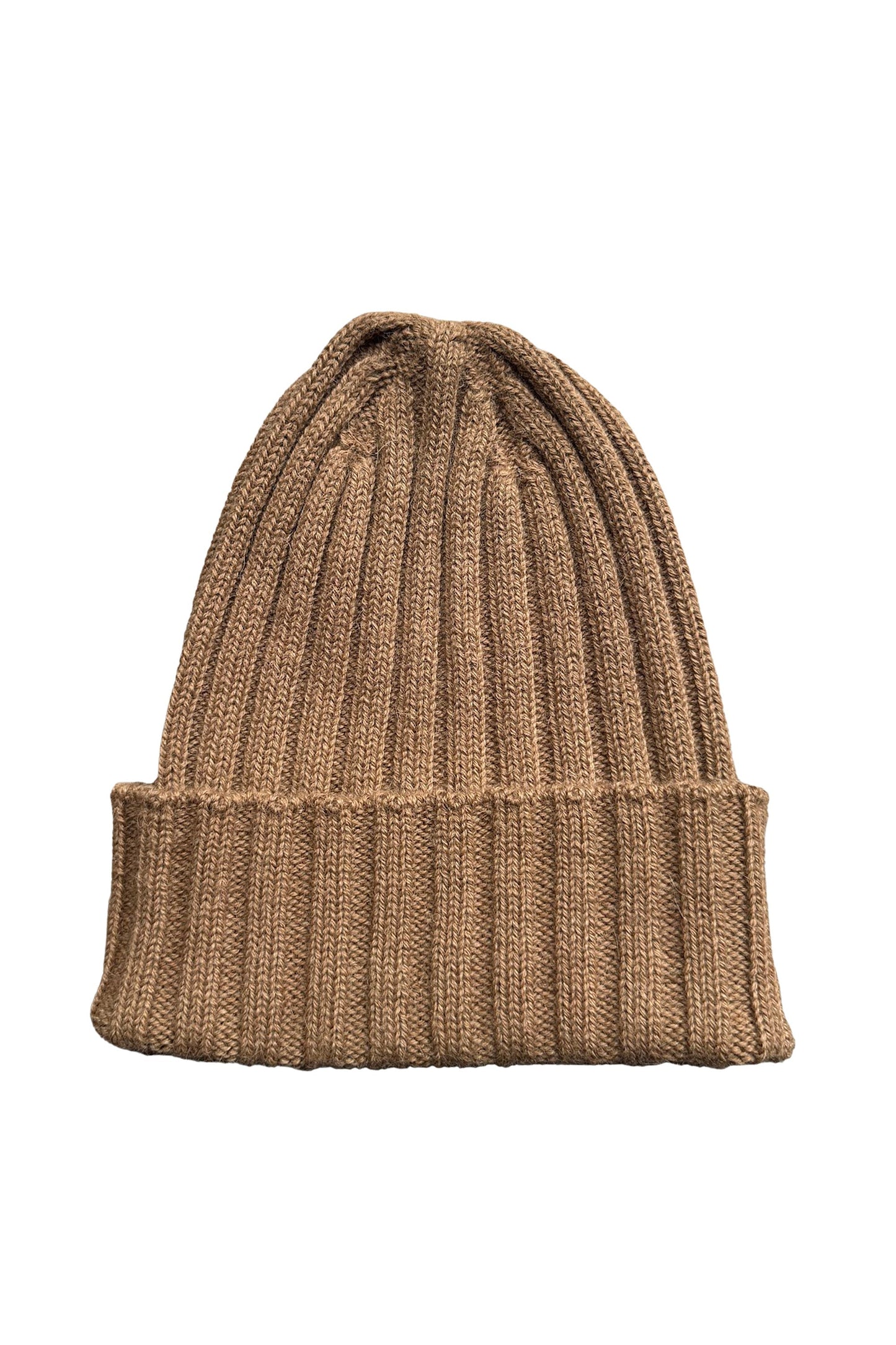 Ribbed Beanie - Camel