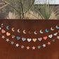 Moon Recycled Paper Garland - Eco Friendly Tree-Free Decor