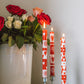 Valentine's Day Painted Candle