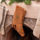 Handwoven Christmas Stocking | Vintage Moroccan Rug