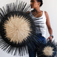 Usiku Black and Natural Woven Wall Art