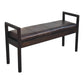 Solid Wood Gridline Bench